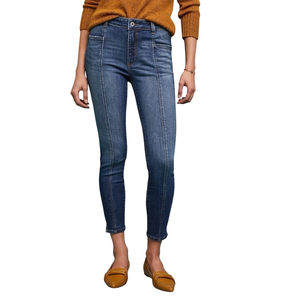 NWT Pilcro Anthropologie High-Rise Denim Leggings Size 27